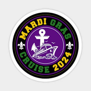 Mardi Gras Cruise 2024 Magnet